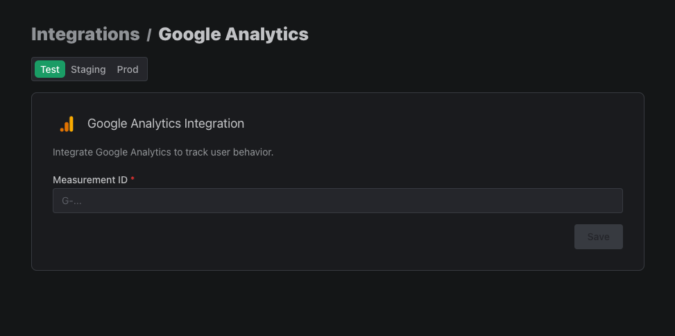 Google Analytics Set Up