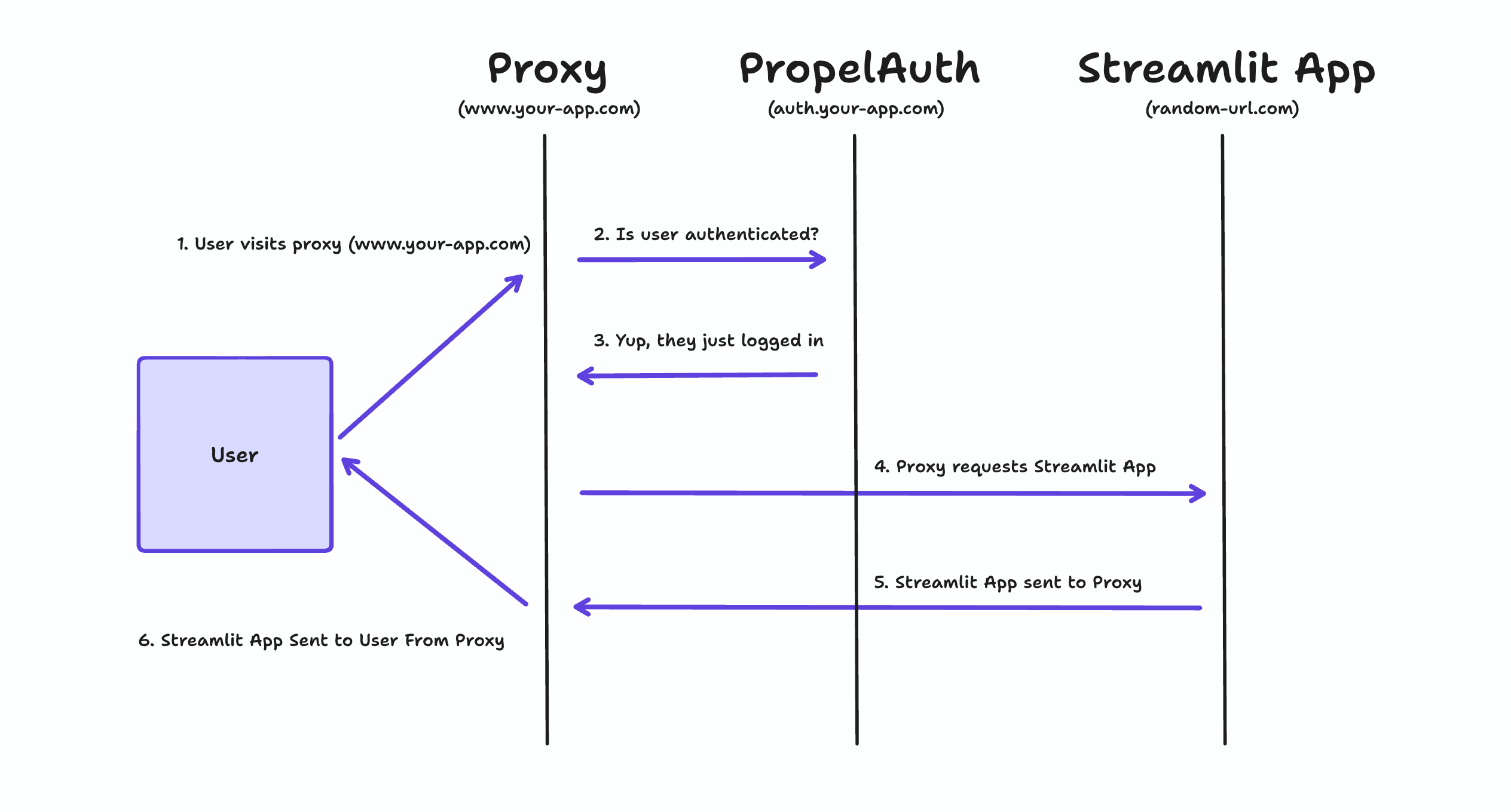 Streamlit Proxy Visual